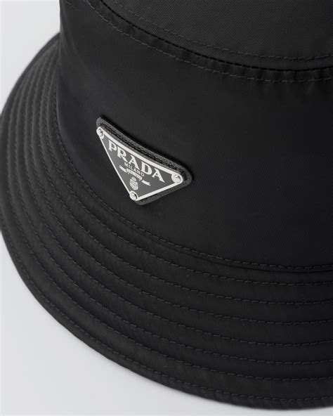 black prada bucket hat|prada re nylon bucket hat.